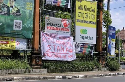 Gibran Rakabuming Raka Kampanye Di Bali Disambut Spanduk Berisi Sindiran