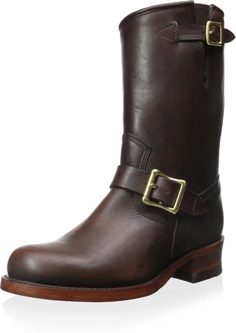 Amazon Frye Men S Engineer Artisanal Boot Dark Brown M Us