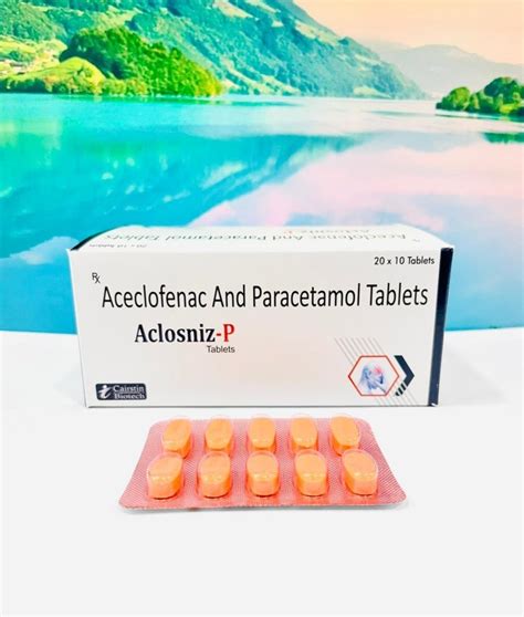 Aceclofenac Paracetamol Tablet At Rs Box Zerodol P Tablets In