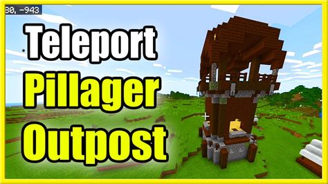 How To Teleport To Pillager Outpost In Minecraft Best Tutorial YouTube