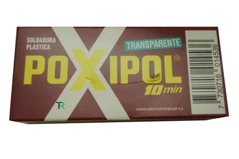 Tecnirecambio. PEGAMENTO POXIPOL TRANSPARENTE 14 ml 16 g.