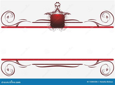 Decorative Borders For Card Title Royalty Free Stock Image Image