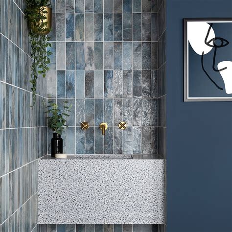 Bathroom Wall Tile Designs Blue