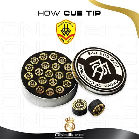 Jual How Gen 4 Master Cue Tip Billiard Biliar Soft Medium Hard Original