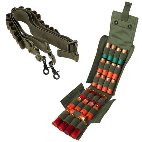 12g 20g Ammo Holder Shotgun Sling Molle 25 Round Reload Magazine Pouch Ebay