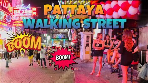 【🇹🇭 4k】pattaya Walking Street Nightlife Scenes Youtube