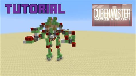 Tutorial Weaponized Atlas Mech In Minecraft Re Upload Youtube