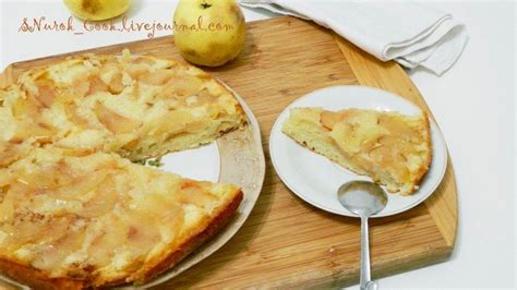 Заливной яблочный пирог - ароматный и очень простой в приготовлении!
