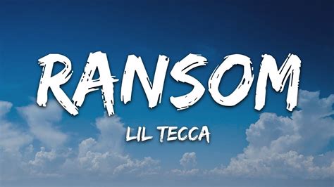 Lil Tecca - Ransom (Lyrics) - YouTube Music