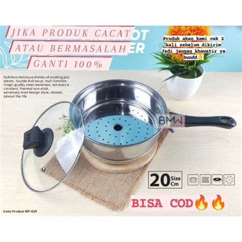 Jual Panci Susu Milkpot Kukus Steamer Stainless Steel Shopee Indonesia