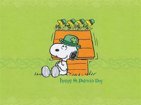 Today S Photo Happy St Patricks Day Snoopy And Woodstock Snoopy