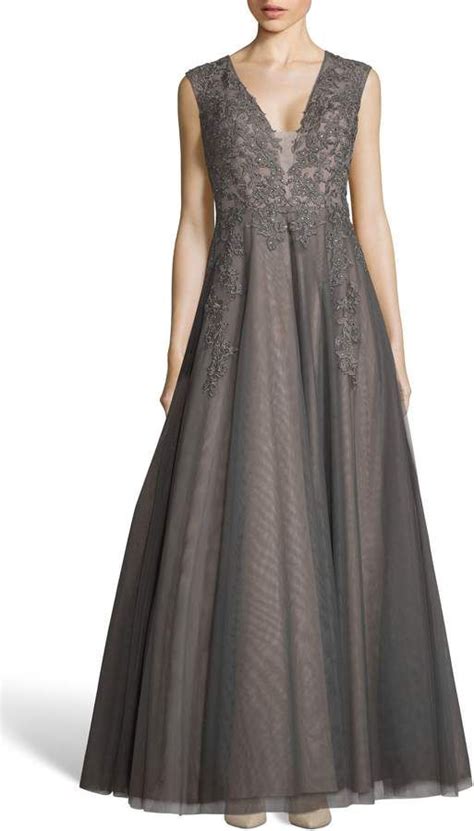 Xscape Appliqué Mesh Evening Dress Nordstrom Cocktail Evening