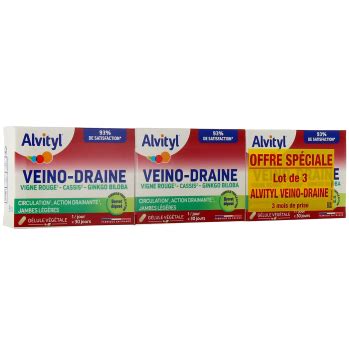 Alvityl Veino Draine Complément alimentaire jambes lourdes