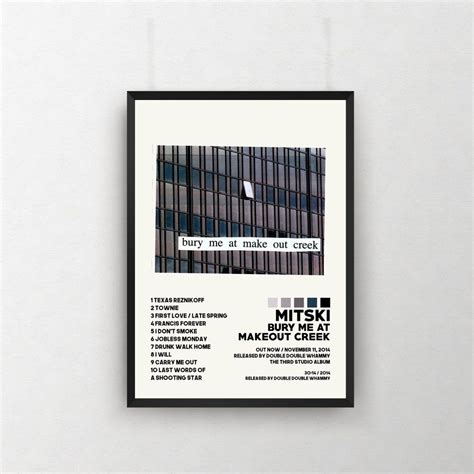 Mitski Posters Bury Me At Make Out Creek Mitski Album Cover Poster ...