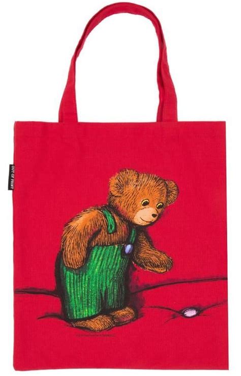 Corduroy Bear Cotton Canvas Tote Bag Out Of Print Tote Corduroy Bear