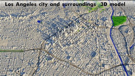 Artstation Los Angeles City And Surroundings 3d Model Resources