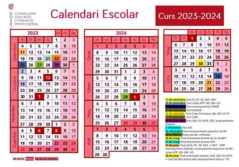 Calendario Escolar Catalunya Image To U