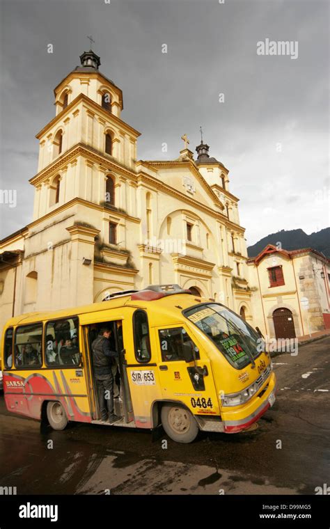 Iglesia De La Candelaria Church In Th Center Of Bogota Colombia