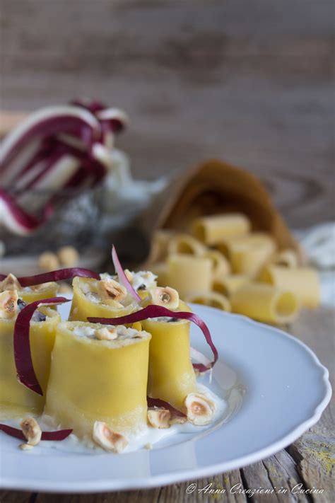 PACCHERI RIPIENI CON RADICCHIO E SALSICCIA Radicchio Rosso Di Treviso