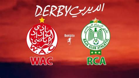 DERBY Wac Vs Rca 2019 YouTube