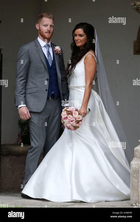 The Wedding Of Ben Stokes And Clare Ratcliffe At St Mary Of The Virgin East Brent Featuring