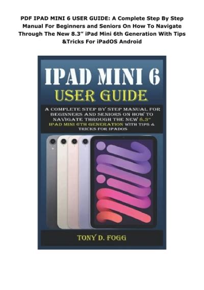 Pdf Ipad Mini User Guide A Complete Step By Step Manual For