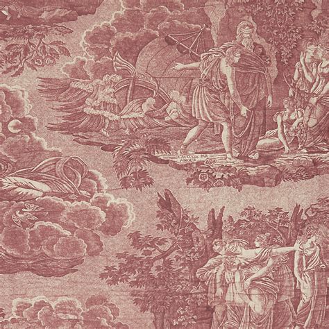 Carta Da Parati Toile De Jouy In Avorio E Bordeaux Gucci Ch