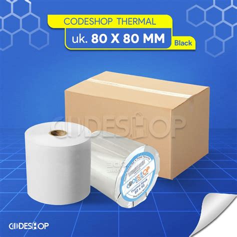 Jual Kertas Struk Thermal Codeshop 80 X 80 Mm Printer Epson TM T82X 50