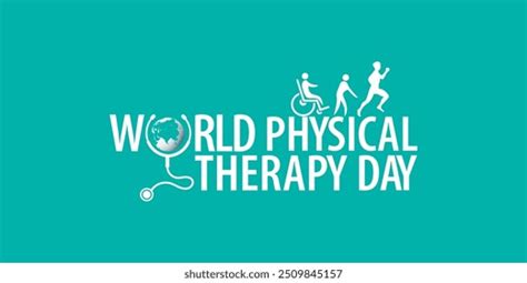 World Physical Therapy Day September 8th Stock Vector Royalty Free