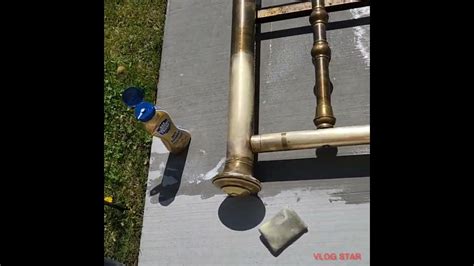 Cleaning And Restoring A Brass Bed Youtube