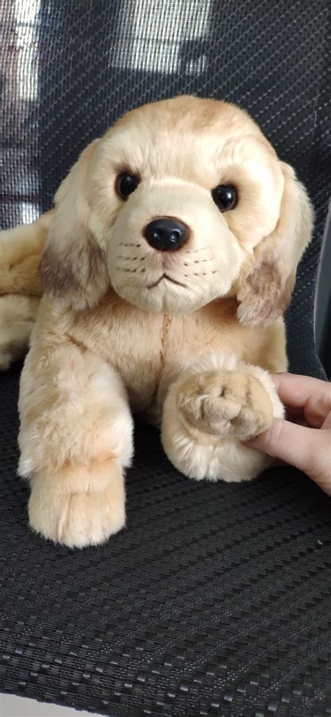 Qualité Simulation Animal Golden Retriever Chien En Peluche Jouet En