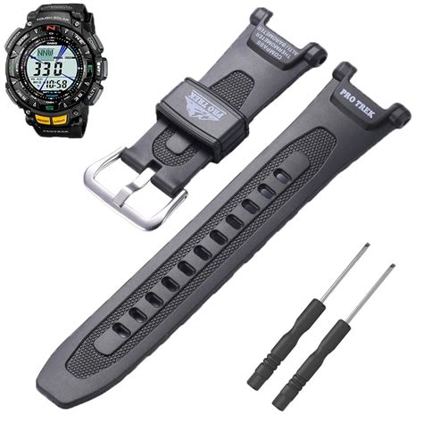 Rubber Strap Suitable For Casio Protrek Prg Prg Pathfinder