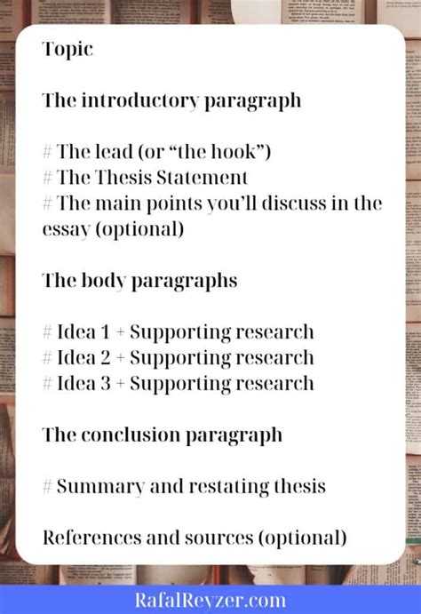 How To Write An Informative Essay Outline 10 Tips