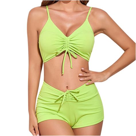 Wamans Full Coverage Bikini Bottom Women Fashion Bikini With Chest Pad