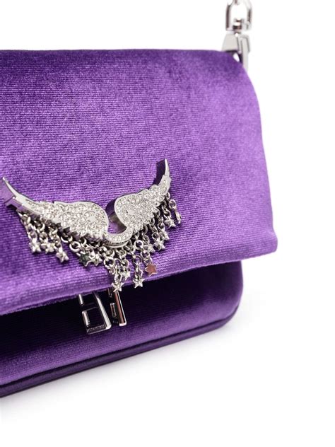 Zadig Voltaire Rock Nano Charm Clutch Bag Farfetch