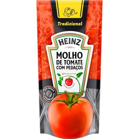 Bodegamix Molho de tomate heinz tradicional sachê 340g