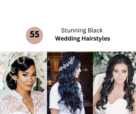 55 Stunning Black Wedding Hairstyles And Haircuts With Photos Fabbon