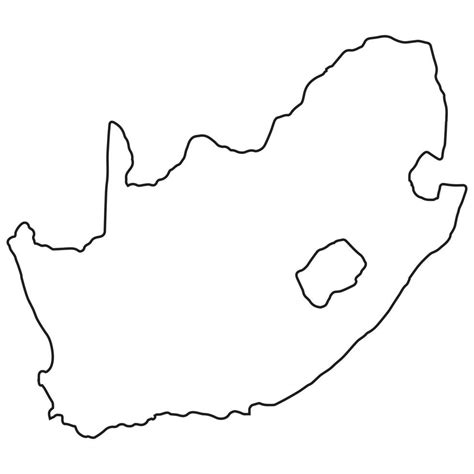 Outline Map Of South Africa South Africa Country Borders 20714757