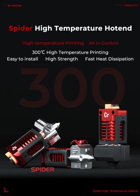 Creality Spider High Temp Hotend EC 3D Printing Supplies