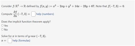 Solved Consider F R2→r Defined By