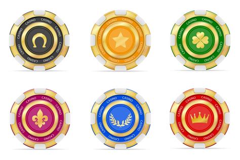 Premium Vector | Casino gambling chips vector illustration