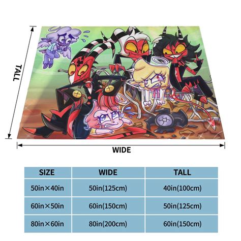 Helluva Boss Blitzo Adult Characters Animation Blanket Helluva Boss