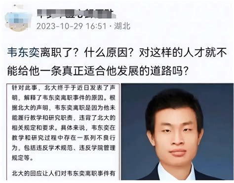 韦东奕事件真相揭秘：北大数学天才被解雇？还是继续发光发热？