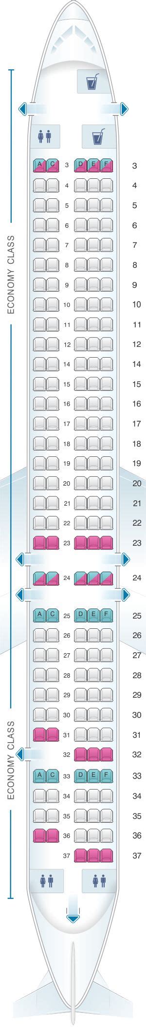 Seat Map Allegiant Air McDonnell Douglas MD 80 Allegiant Air