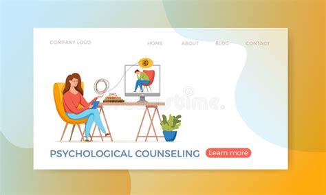 Psychology Therapy Counseling Vector Concept. Cartoon Illustration of ...