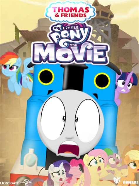 Thomas And Friends Mlp Movie Poster By Bluemario11 On Deviantart