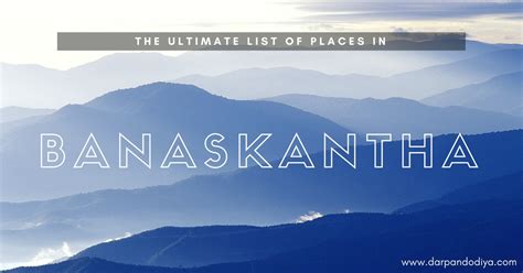 Banaskantha Travel Guide – Tourism Places in Banaskantha Gujarat Cover ...