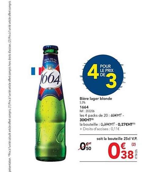 Promo Bière Lager Blonde chez METRO iCatalogue fr