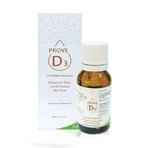 Jual Vitamin Prove D3 Drops 125ml Shopee Indonesia