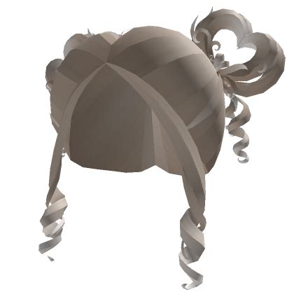 Heart Bun Pigtails Blonde Roblox